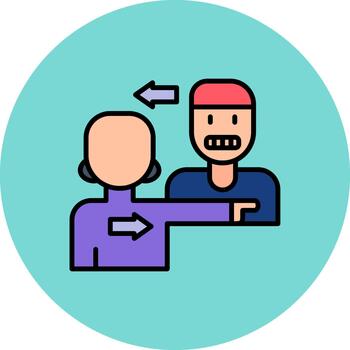 opuesto sutil carrera parche vector