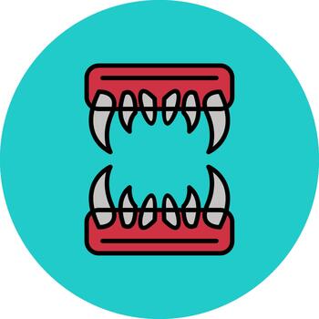 Fangs High-Tech Shape Pattern vector