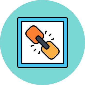 Link Frosted Pixel Unit vector