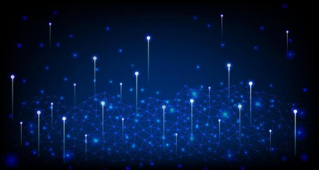 resumen digital red conexión antecedentes tecnología concepto vector