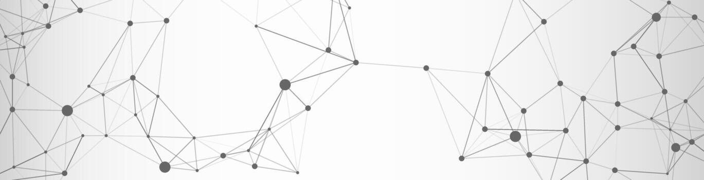 Abstract Network Connections Technology Web Banner Background vector