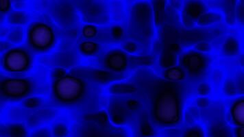 biologico simile a una bolla nero e blu astratto pendenza struttura la creazione di un' morbido liquido digitale sfondo effetto. video