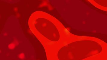 astratto rosso e arancia biologico liquido sfondo con liscio grassetto forme e raggiante profondità, ideale per drammatico immagini, moderno movimento grafica, marchio, e energico movimento progetti. video