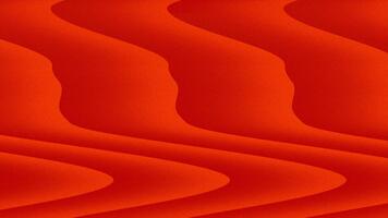 fluente rosso e arancia liquido astratto sfondo con liscio stratificato movimento e caldo raggiante toni, ideale per energia immagini, creativo movimento grafica, e dinamico digitale fondali. video