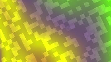 Abstract red, yellow, green, and blue pixelated gradient background with glowing square texture and soft motion, perfect for technology visuals, data themes, and creative digital projects. video