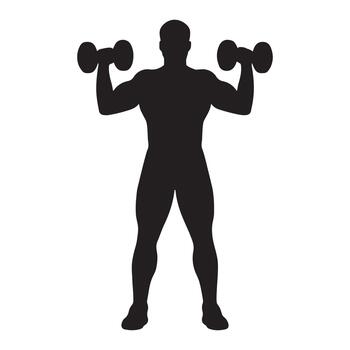 lado tablón ejercicio demostrado en Tres visual estilos sólido silueta, punteado forma, y contorno dibujo vector