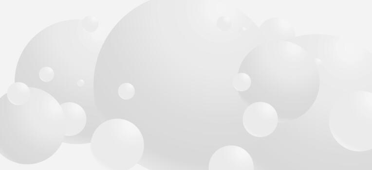 minimalista resumen antecedentes con un flotante blanco pelota, ideal para moderno bandera y cubrir efectos visuales vector