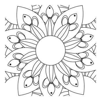 intrincado mandala diseño con arremolinándose patrones y puntiagudo formas vector