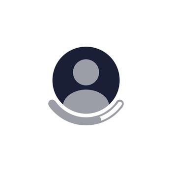 minimalista plano avatar cargando circulo Progreso indicador firmar símbolo icono vector