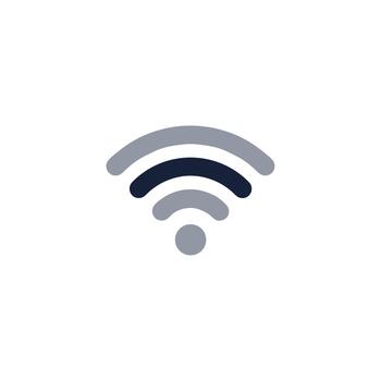 Simple Flat Style Signal Wireless Connection Symbol Design Element Icon vector