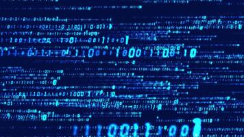 tecnologia dados rolagem de partículas de fluxo video