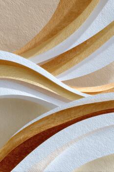 Abstract wavy lines creating a textured background pattern photo