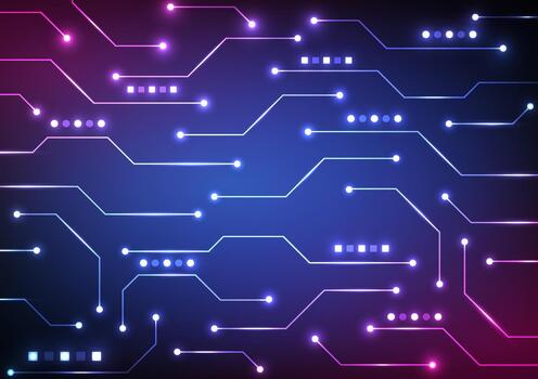 digital tecnología circuito antecedentes. circuito futurista red concepto. diseño para futuro líneas red sistema datos conexión y Internet. vector