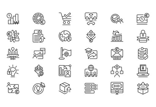 suave habilidades línea icono colocar. habilidades, liderazgo, comunicación, creatividad, empatía, automotivación, problema resolviendo, entusiasmo, confianza, crecimiento, trabajo en equipo línea icono conjunto vector