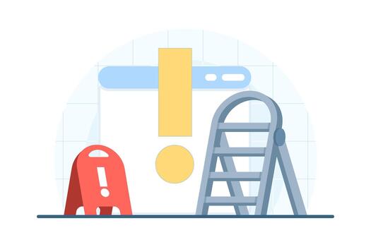 sitio web debajo construcción y mantenimiento concepto. ilustración para web página actualizar, sitio desarrollo, sistema mejora, y temporal desconectado aviso. vector