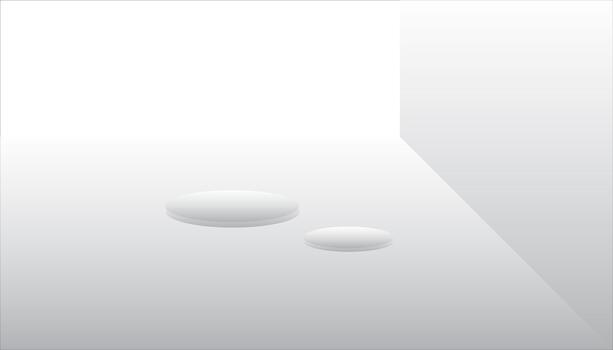 Soft Minimal 3D Gradient Background vector