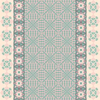 sutil repitiendo píxel ornamento modelo vector