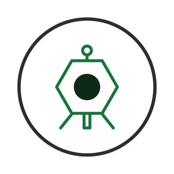 un geométrico composición presentación un resumen hexagonal estructura con minimalista líneas diseño vector