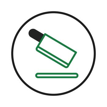 resumen representación de microscópico herramienta dentro un circular marco representando científico vector