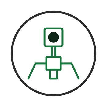 estilizado verde geométrico formas crear un resumen diseño en contra un blanco antecedentes rodeado por vector