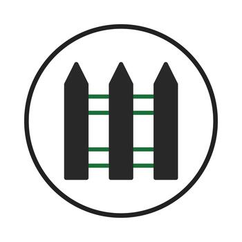 Symbolic representation of a protective boundary and illustrative simplicity of a well designed vector