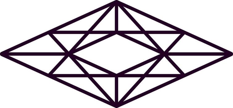 resumen geométrico modelo formando un triangular red vector