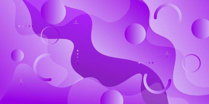 Abstract dynamic purple background with overlapping wave patterns and simple elements concept. EPS10 vector