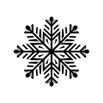 A detailed geometric snowflake or symbol with intricate fractal patterns isolated vector