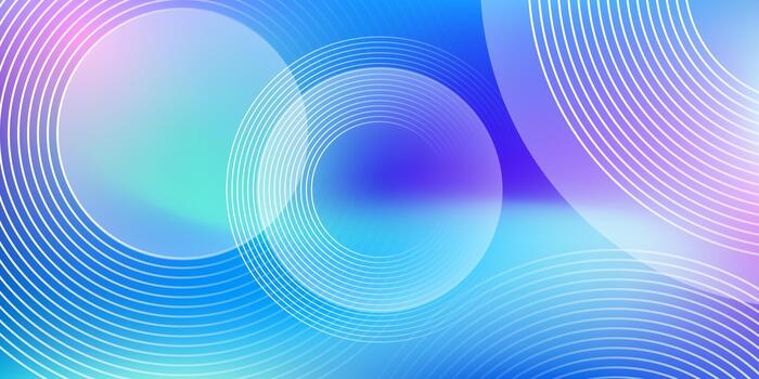 resumen moderno azul degradado antecedentes con brillante circular línea modelo. futuro tecnología concepto antecedentes. vector