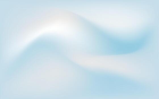 Abstract background with light blue flowing gradient and smooth airy texture. vector