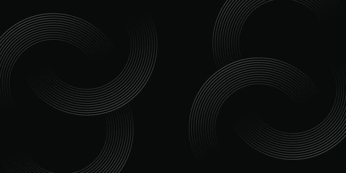 Abstract background with dark black flowing wave lines and subtle modern texture for elegant visual design. vector