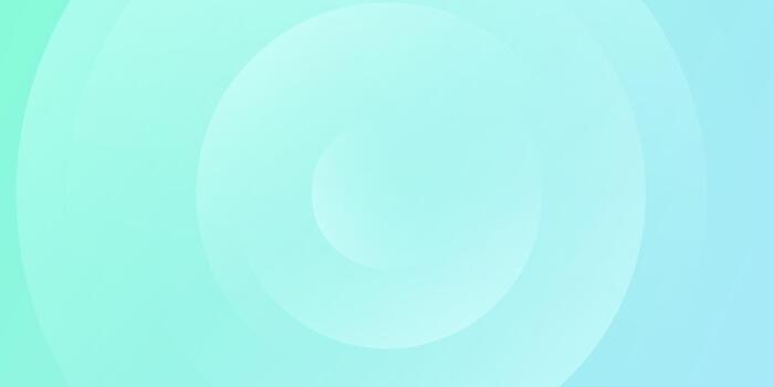 resumen antecedentes con suave turquesa circular formas y ligero degradado para Fresco moderno diseño. vector