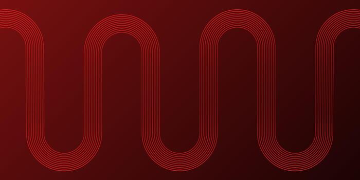 resumen antecedentes con oscuro rojo fluido redondeado líneas y negrita moderno gráfico textura. vector