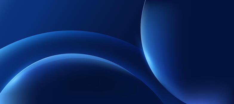 moderno azul curva tecnología antecedentes y tecnología bandera para corporativo negocio concepto. de alta tecnología resumen fondo para negocio o presentación vector