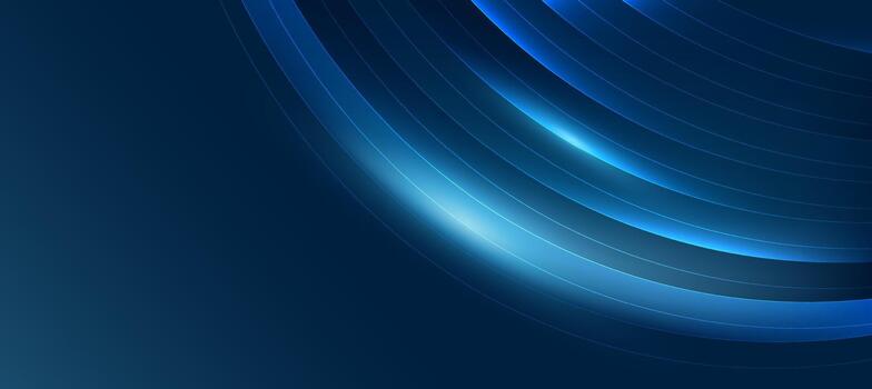 moderno resumen azul curva tecnología antecedentes. tecnología bandera para corporativo negocio concepto. de alta tecnología resumen antecedentes ilustración y negocio o presentación vector