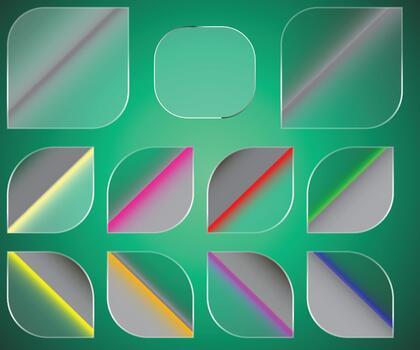 líquido vaso botón interfaz tecnología tablero marco en futurista estilo vector