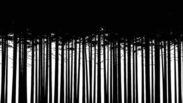 natures barcode decoding the abstract patterns of a silent forest, isolated on transparent background vector