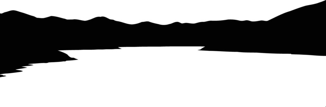 archetypal serenity exploring natures profound scale through minimalist design, isolated on transparent background vector