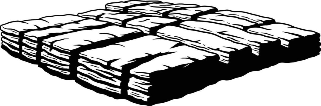 Fundación capas estructurado abundancia para crecimiento y estabilidad, aislado en transparente antecedentes vector