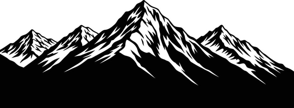 apex aspiration bold graphic symbolizing overcoming challenges and reaching new summits, isolated on transparent background vector