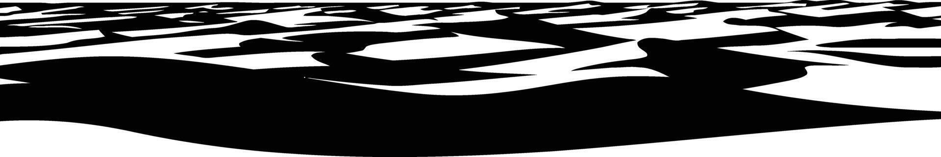infinite horizon contours charting progress through striking monochromatic digital terrain, isolated on transparent background vector