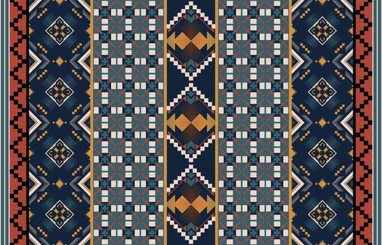 nativo geométrico patrones, sin costura patrones, navajo patrones, textil diseño, ropa, antecedentes. vector