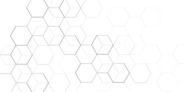 tecnológico blanco antecedentes. lineal dibujo de cubitos y cuadrícula. abstracción. vector