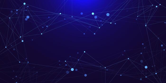 futurista red conexión con plexo o conectando puntos y líneas. médico, molécula, biología, química, Ciencias y tecnología antecedentes vector