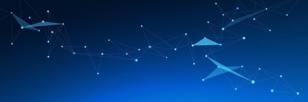 digital tecnología resumen líneas y puntos conexión en oscuro azul antecedentes. futurista grande datos visualización. adecuado para innovación tecnología y Ciencias vector