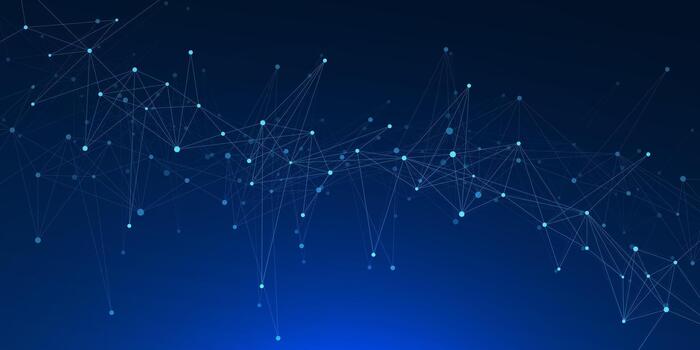 futurista global red conexión concepto. moderno grande datos visualización con plexo diseño. adecuado para Internet tecnología, computadora red y Ciencias antecedentes vector