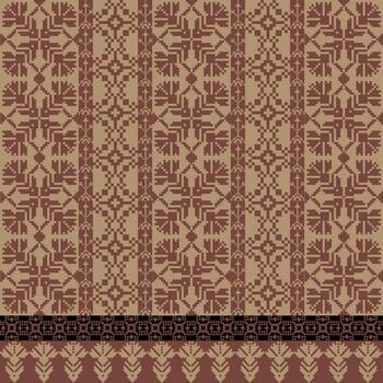 marrón vertical píxel raya modelo vector