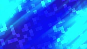 abstrakt blå och turkos digital bakgrund med pixelated mönster och slät gradienter video