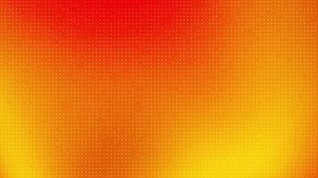vibrerande lutning bakgrund övergång från röd till gul med subtil prickad textur, idealisk för design video