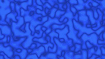 en boucle bleu Contexte animation. bleu liquide lignes. sans couture boucle fractale lignes Contexte. topographique carte. sans couture boucle 4k video